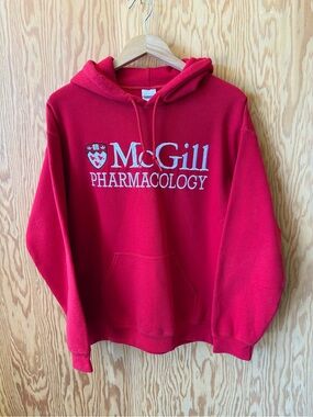 Gildan Red McGill Pharmacology Hoodie